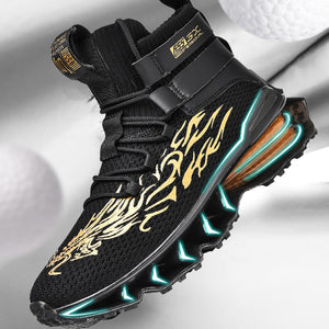 INFINIT Sparks DX 300 High Top Sneakers Black Shoes Infinit Store Infinit Store Infinit Sneakers