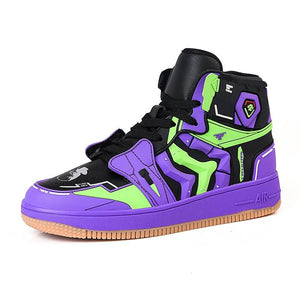 evangelion shoes anime costum sneakers 2022 Shoes Purple / US 5 / UK 4.5 / EU 36 Foot Length ( 23 cm / 230 mm ) Infinit Store Infinit Store Infinit Sneakers