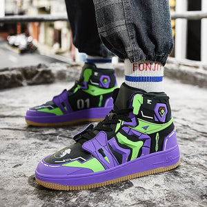 evangelion shoes anime costum sneakers 2022 Shoes Infinit Store Infinit Store Infinit Sneakers