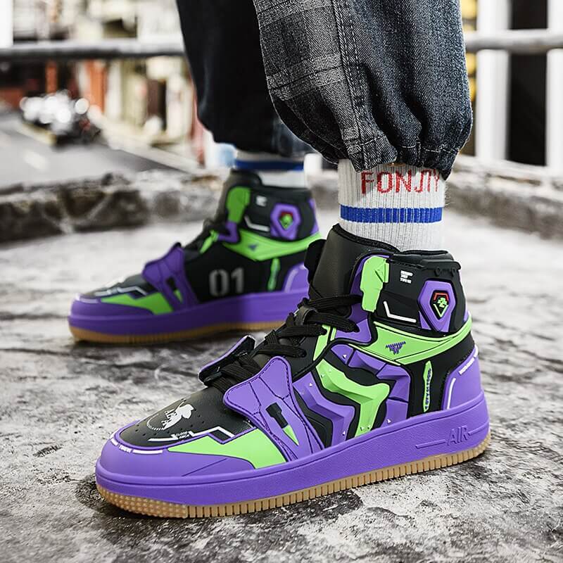 evangelion shoes anime costum sneakers 2022 Shoes Infinit Store Infinit Store Infinit Sneakers