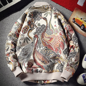 floral bomber jacket japanese embroidery streetwear varsity jackets Coats & Jackets Infinit Store Infinit Store Infinit Sneakers