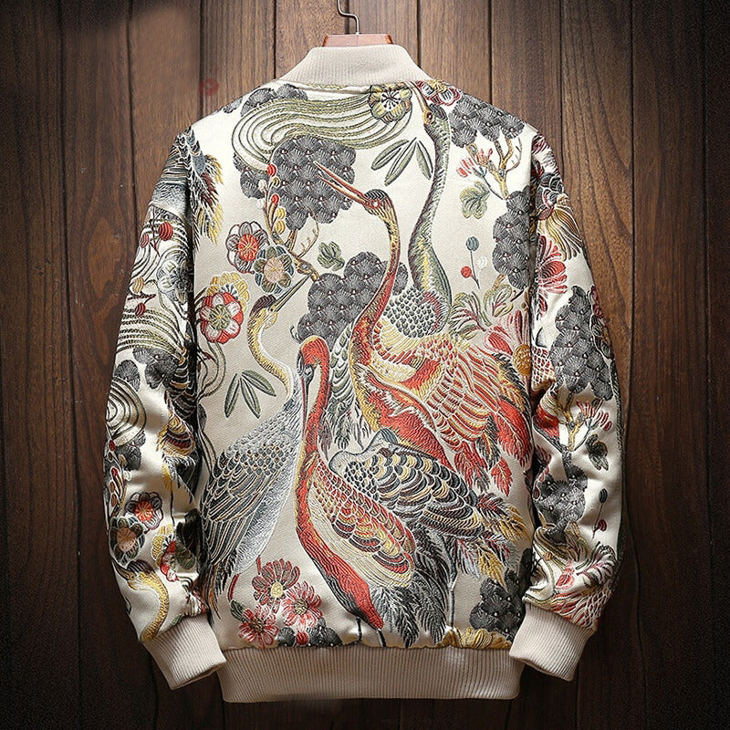 floral bomber jacket japanese embroidery streetwear varsity jackets Coats & Jackets Infinit Store Infinit Store Infinit Sneakers