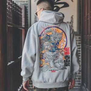INFINIT Bakeneko Japanese Cat God Coats & Jackets Infinit Store Infinit Store Infinit Sneakers