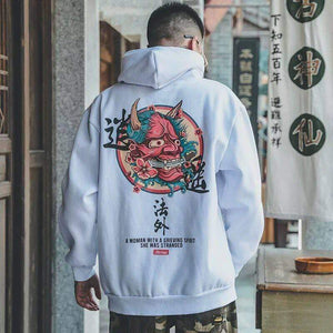 INFINIT Oni Japanese Demon Hoodie Coats & Jackets Infinit Store Infinit Store Infinit Sneakers