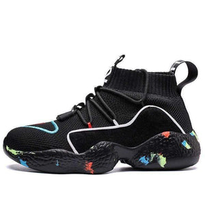INFINIT 'Splash' modern sneakers Shoes Black Splash / UK 4.5 / US 5 / EU 38 9 24 cm / 240 mm ) Infinit Store Infinit Store Infinit Sneakers