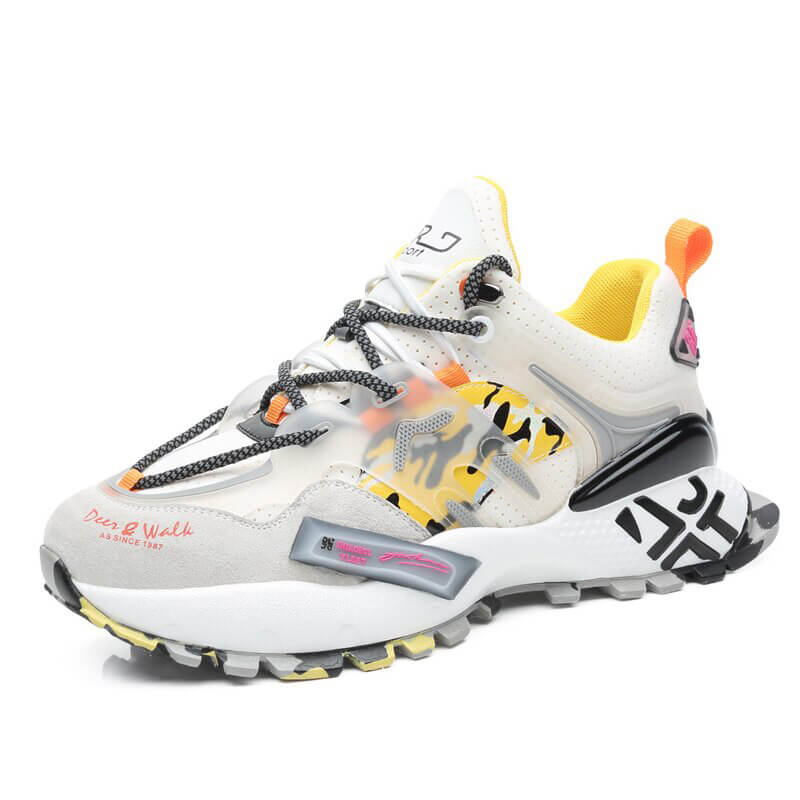 Deer and Walk Sneakers Chunky Sneakers 2002 Shoes Yellow / US 9.5 / UK 9 / EU 43 Foot Length ( 27 cm / 270 mm ) Infinit Store Infinit Store Infinit Sneakers