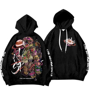 the astronauts streetwear hoodie, Mens Streetwear hoodie japanese streetwear hoodie Shirts & Tops Infinit Store Infinit Store Infinit Sneakers