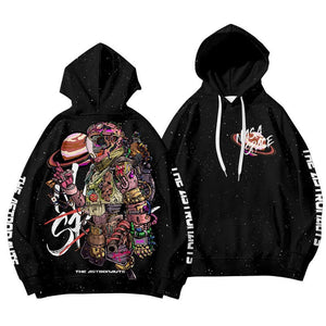 the astronauts streetwear hoodie, Mens Streetwear hoodie japanese streetwear hoodie Shirts & Tops Infinit Store Infinit Store Infinit Sneakers