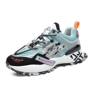 Deer and Walk Sneakers Chunky Sneakers 2002 Shoes Blue / US 10 / UK 9.5 / EU 44 Foot Length ( 27.5 cm / 275 mm ) Infinit Store Infinit Store Infinit Sneakers