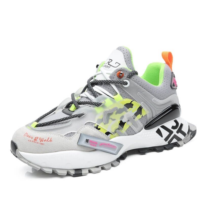 Deer and Walk Sneakers Chunky Sneakers 2002 Shoes Green / US 6 / UK 5 / EU 38 Foot Lenght (24 cm / 240 mm ) Infinit Store Infinit Store Infinit Sneakers