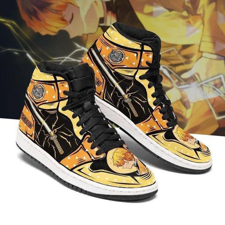 Anime Drip High-Top Shoes – Limited Edition Otaku Streetwear Sneakers