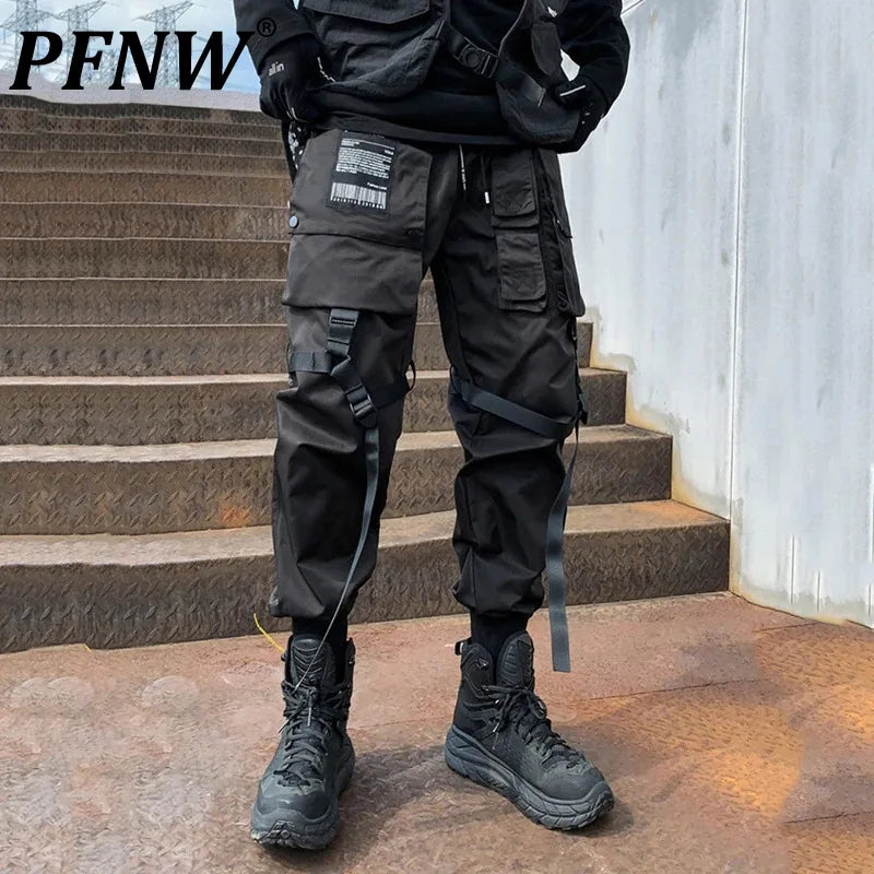 Black Cargo Pants Kuromi Black Japanese Techwear Cargo Pants