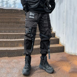 Black Cargo Pants Kuromi Black Japanese Techwear Cargo Pants