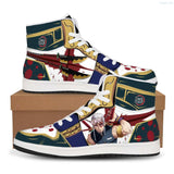 Anime Prism High-Top Sneakers – Crystal-Clear Art Streetwear Shoes