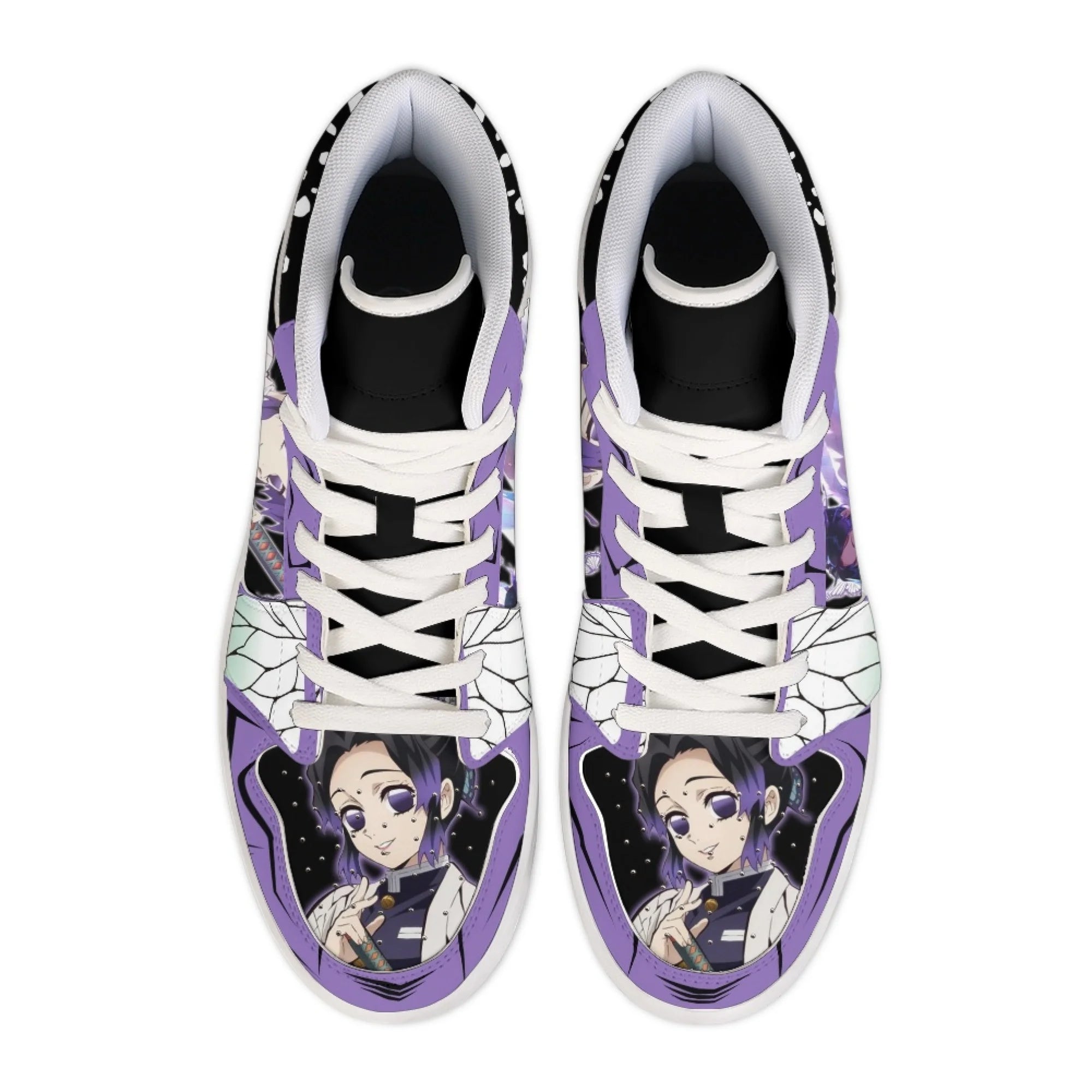 Kawaii Anime High-Tops – Cute Character Shoes with Soft Cushion Comfort”