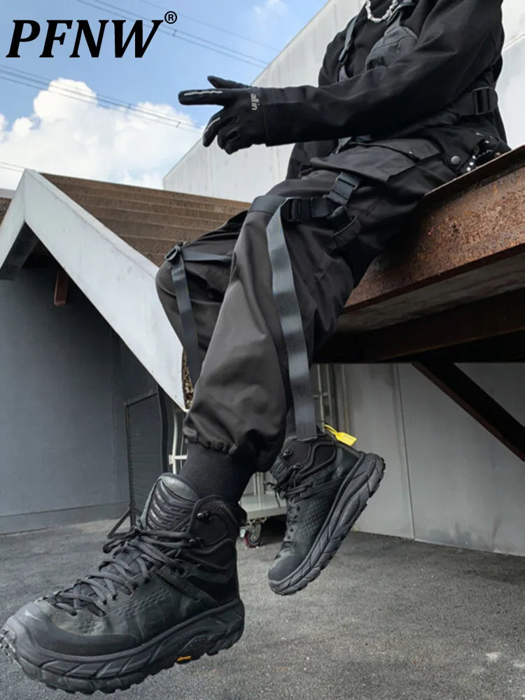 Black Cargo Pants Kuromi Black Japanese Techwear Cargo Pants