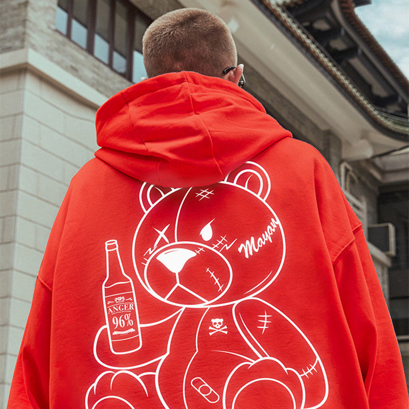 I feel good hoodie, angry bear hoodie, black hoodie japanese streetwear hoodie Coats & Jackets Infinit Store Infinit Store Infinit Sneakers