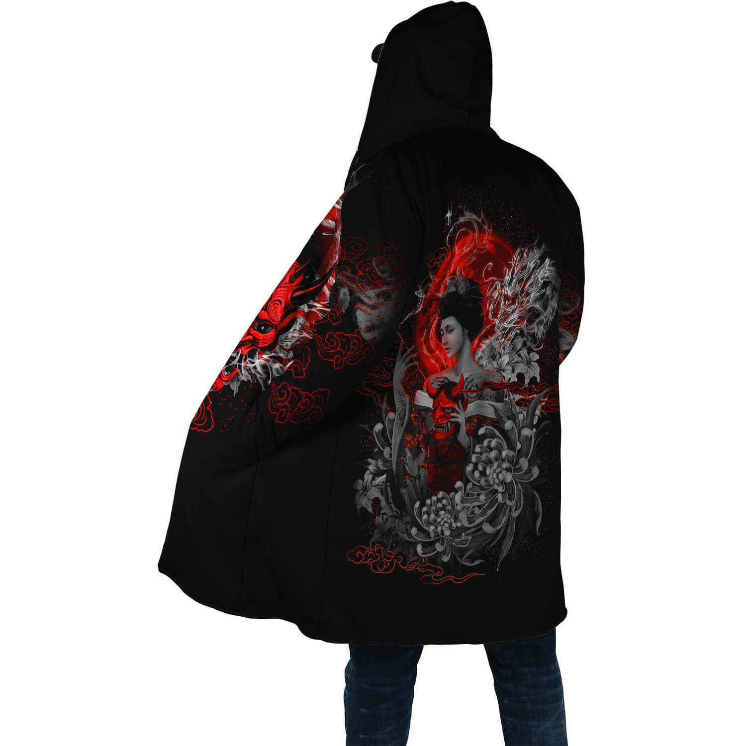 Samurai Cloak hoodie & Oni cloak Hoodie Japanese Streetwear 3D Hoodie Coats & Jackets Infinit Store Infinit Store Infinit Sneakers