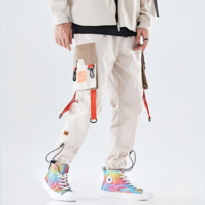 Xanthos Brown Cargo Pants Japanese Techwear Pants Pants Infinit Store Infinit Store Infinit Sneakers