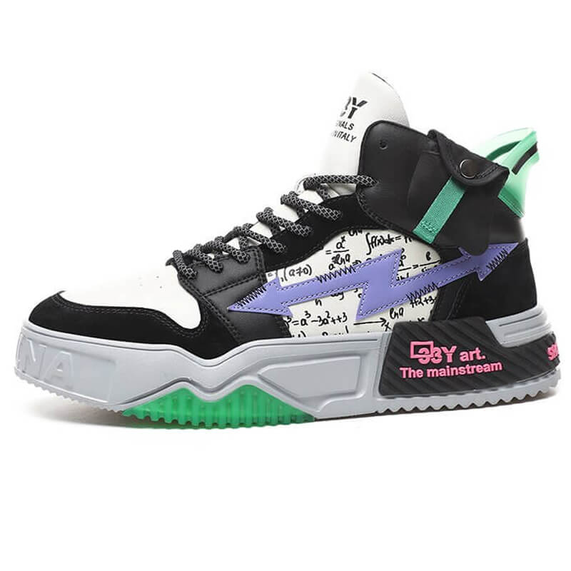33Y Art the mainstream high top sneakers - INFINIT STORE