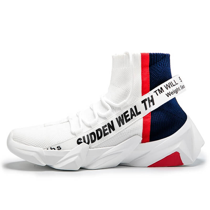 Sudden Wealth Sneakers Hip Hop edition Shoes White V1 / US 6.5 / UK 6 / EU 39 ( 24.5 cm / 245 mm ) Infinit Store Infinit Store Infinit Sneakers