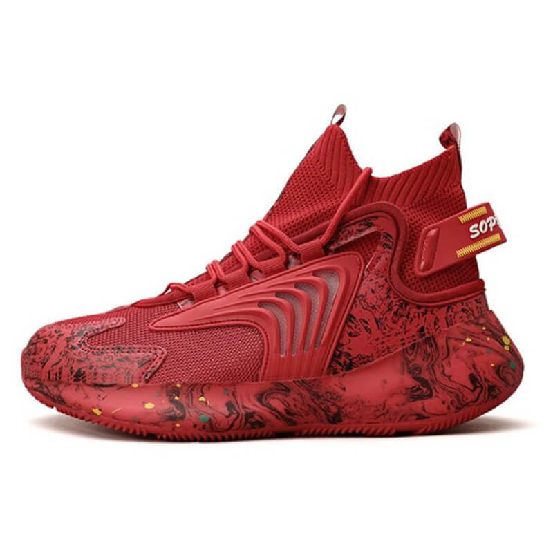 High Top Sneakers INFINIT Blaze Spectra breathable sneakers Shoes Red / US 9.5 / UK 9 / EU 43 ( 27 cm / 270 mm ) Infinit Store Infinit Store Infinit Sneakers