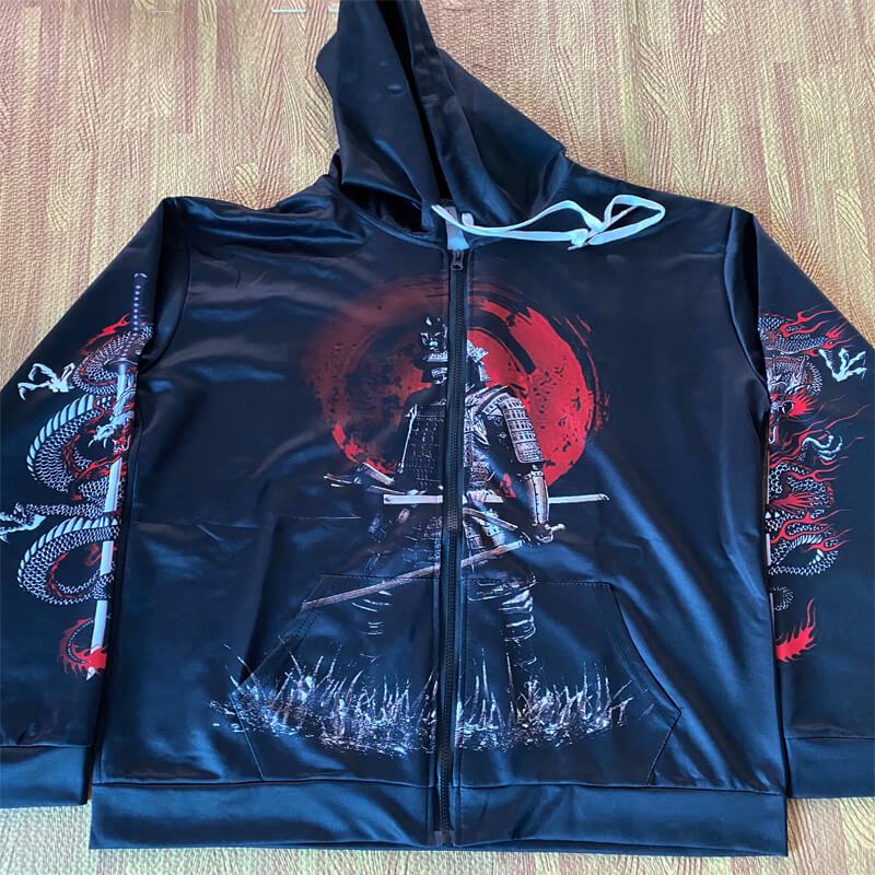 japanese samurai art 3D printed Hoodie, Sweatshirt and Zipper Hoodie Coats & Jackets Infinit Store Infinit Store Infinit Sneakers