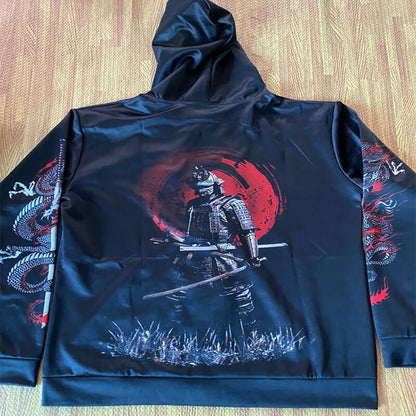 japanese samurai art 3D printed Hoodie, Sweatshirt and Zipper Hoodie Coats & Jackets Infinit Store Infinit Store Infinit Sneakers