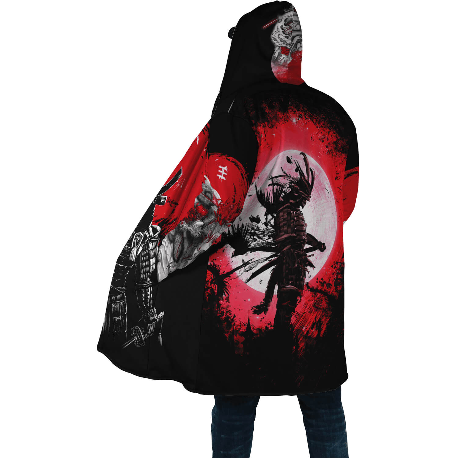 Samurai Cloak hoodie & Oni cloak Hoodie Japanese Streetwear 3D Hoodie Coats & Jackets Infinit Store Infinit Store Infinit Sneakers