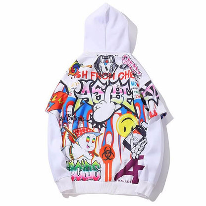 Chaos graffiti hoodie sweatshirt for men and women, japanese streetwear hoodies Coats & Jackets Infinit Store Infinit Store Infinit Sneakers