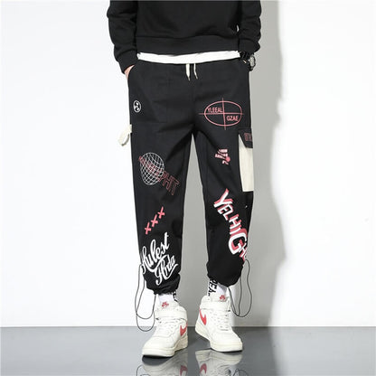 Chronos sweatpants black Japanese Graphic Streetwear pants Pants S / Black Infinit Store Infinit Store Infinit Sneakers