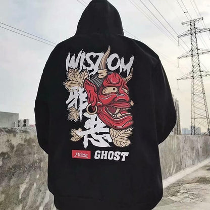 Demon Hoodie Japanese Oni hoodie Coats & Jackets Infinit Store Infinit Store Infinit Sneakers