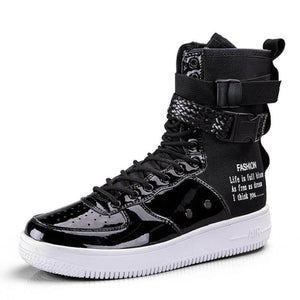High Top Sneakers HTS100 best street style shoes 2022 Shoes Black / US 4 / UK 3.5 / EU 36 Foot Length ( 23 cm / 230 mm ) Infinit Store Infinit Store Infinit Sneakers