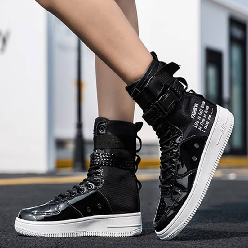 High Top Sneakers HTS100 best street style shoes 2022 INFINIT STORE