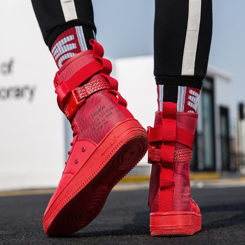 Seeing Red: All the Red Monochrome Sneakers That Dropped Since the 'Red  October' Air Yeezy 2 Release | Complex
