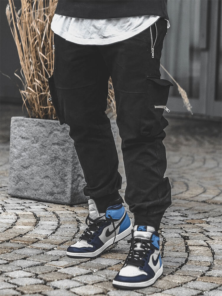 INFINIT Drex cargo pants streetwear multi pockets casual joggers for men 2022 Pants Black / XL Infinit Store Infinit Store Infinit Sneakers