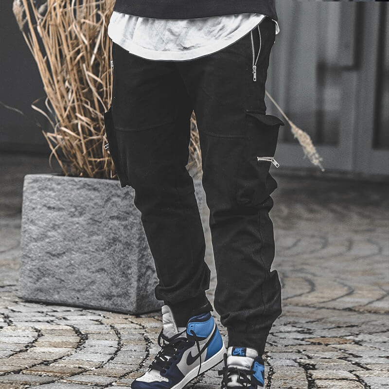 INFINIT Drex cargo pants streetwear multi pockets casual joggers for men 2022 Pants Infinit Store Infinit Store Infinit Sneakers