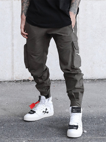 INFINIT Drex cargo pants streetwear multi pockets casual joggers for men 2022 Pants Army Green / XL Infinit Store Infinit Store Infinit Sneakers