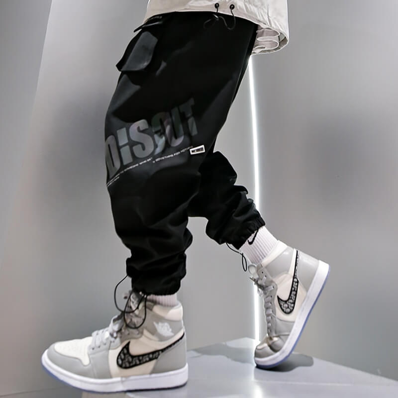 INFINIT Fizzy reflective cargo pants for men Pants Infinit Store Infinit Store Infinit Sneakers