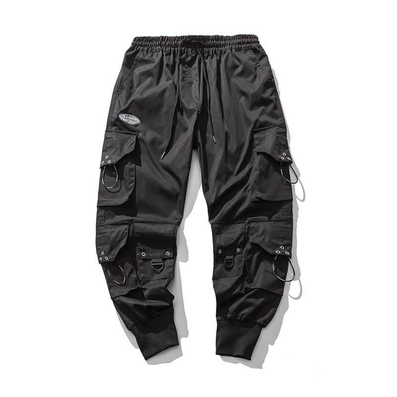 INFINIT Frizz Black Cargo Pants for Mens, Hip hop pants pocket oversize Pants Infinit Store Infinit Store Infinit Sneakers