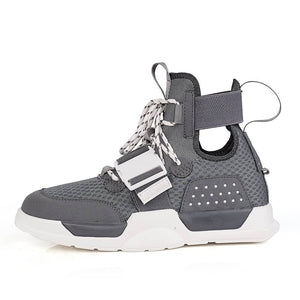 INFINIT Sparks XT100 high top sneakers for women and mens Shoes Gray / US 6 / EU 37 / UK 5.5 ( 23 cm / 230 mm ) Infinit Store Infinit Store Infinit Sneakers
