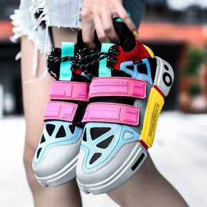 INFINIT 'Blaze Chromatic' Sneakers Colorful High top Sneakers Shoes Infinit Store Infinit Store Infinit Sneakers