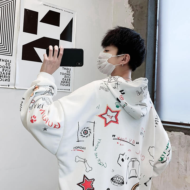 Korean Streetwear hoodies urban street fashion korean hoodies Coats & Jackets Infinit Store Infinit Store Infinit Sneakers