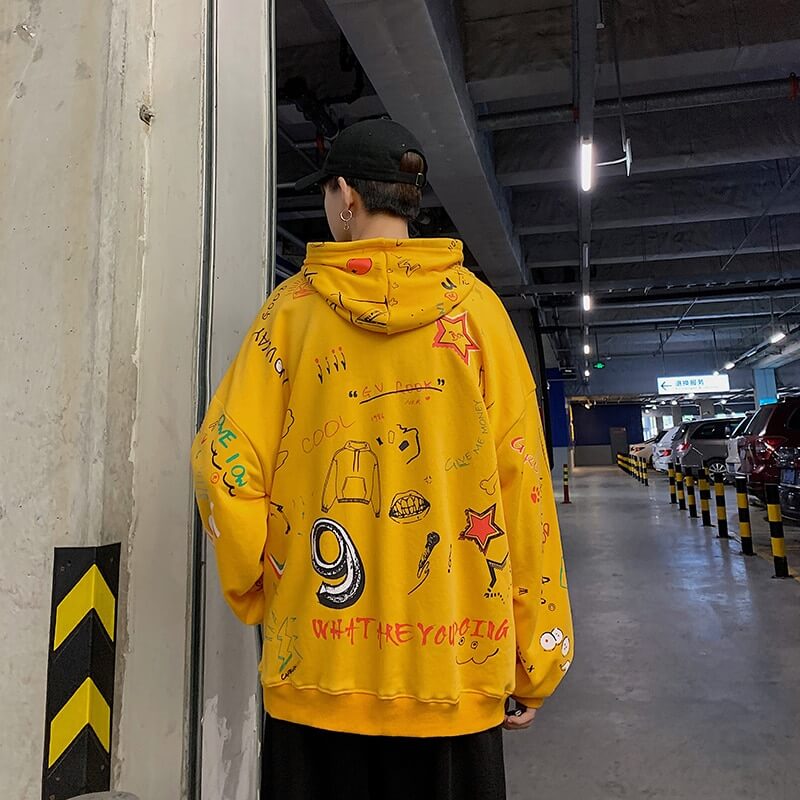 Korean fashion online hoodie