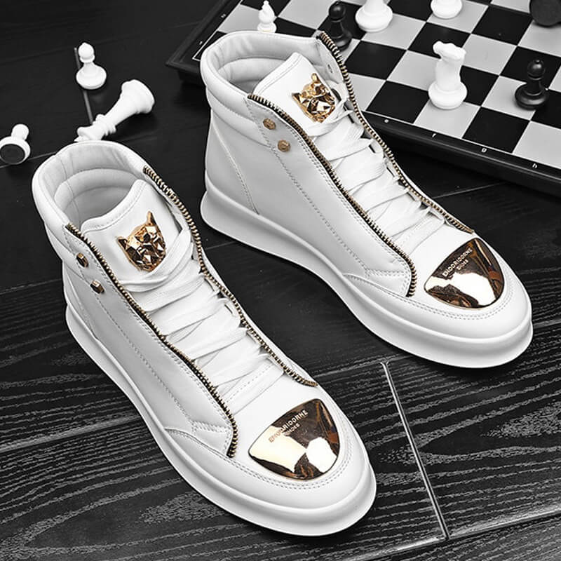 Versace mens clearance high top shoes