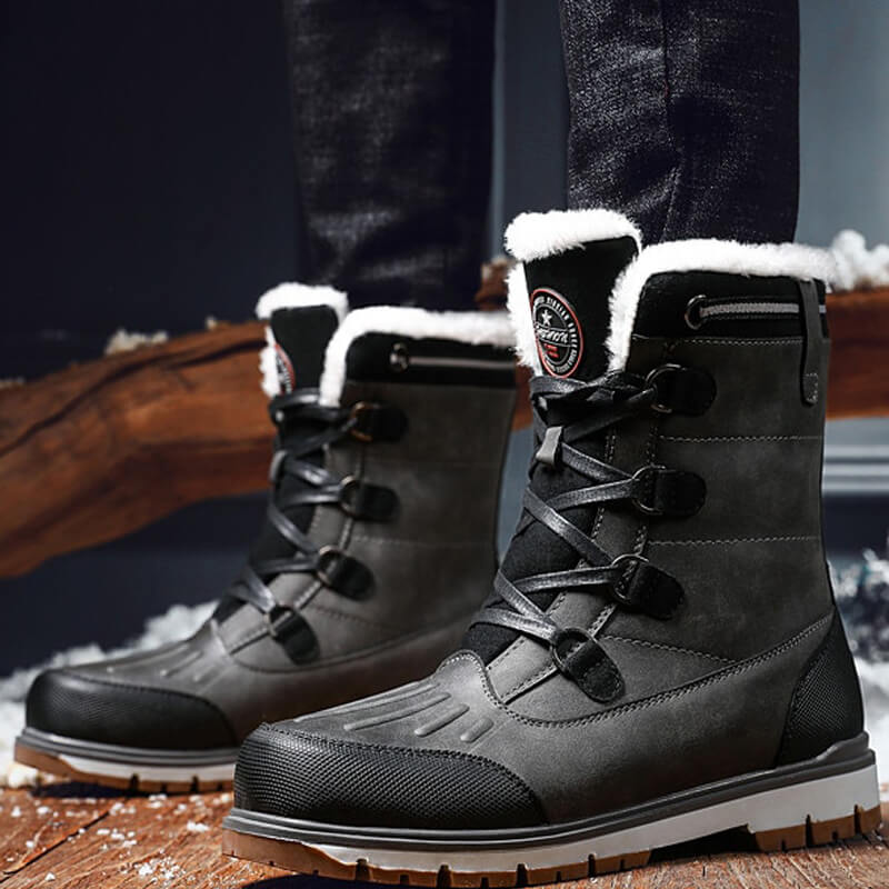 Mens Winter boots Waterproof Casual Boots Shoes Infinit Store Infinit Store Infinit Sneakers