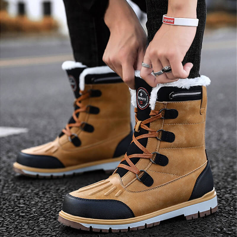 Mens Winter boots Waterproof Casual Boots Shoes Infinit Store Infinit Store Infinit Sneakers