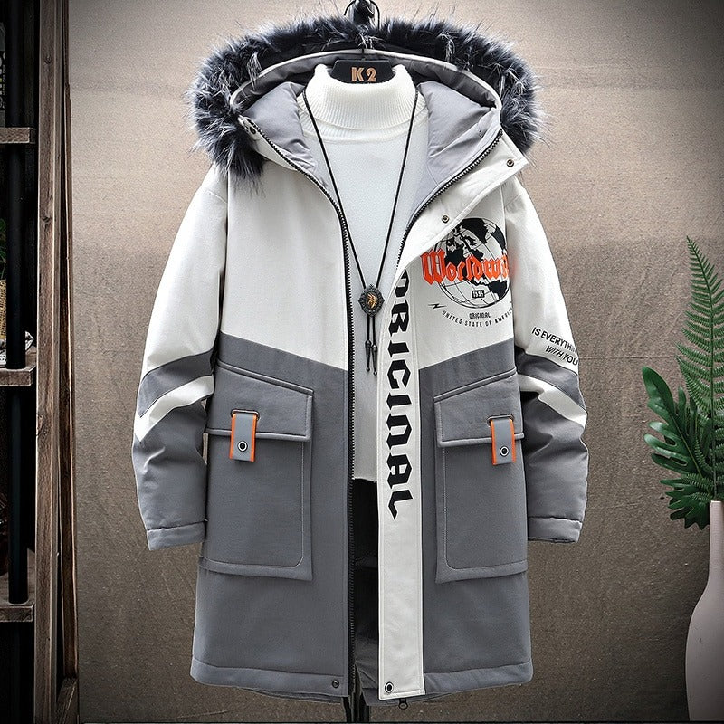 Faded Winter Parka Coats & Jackets gray / 4XL Infinit Store Infinit Store Infinit Sneakers