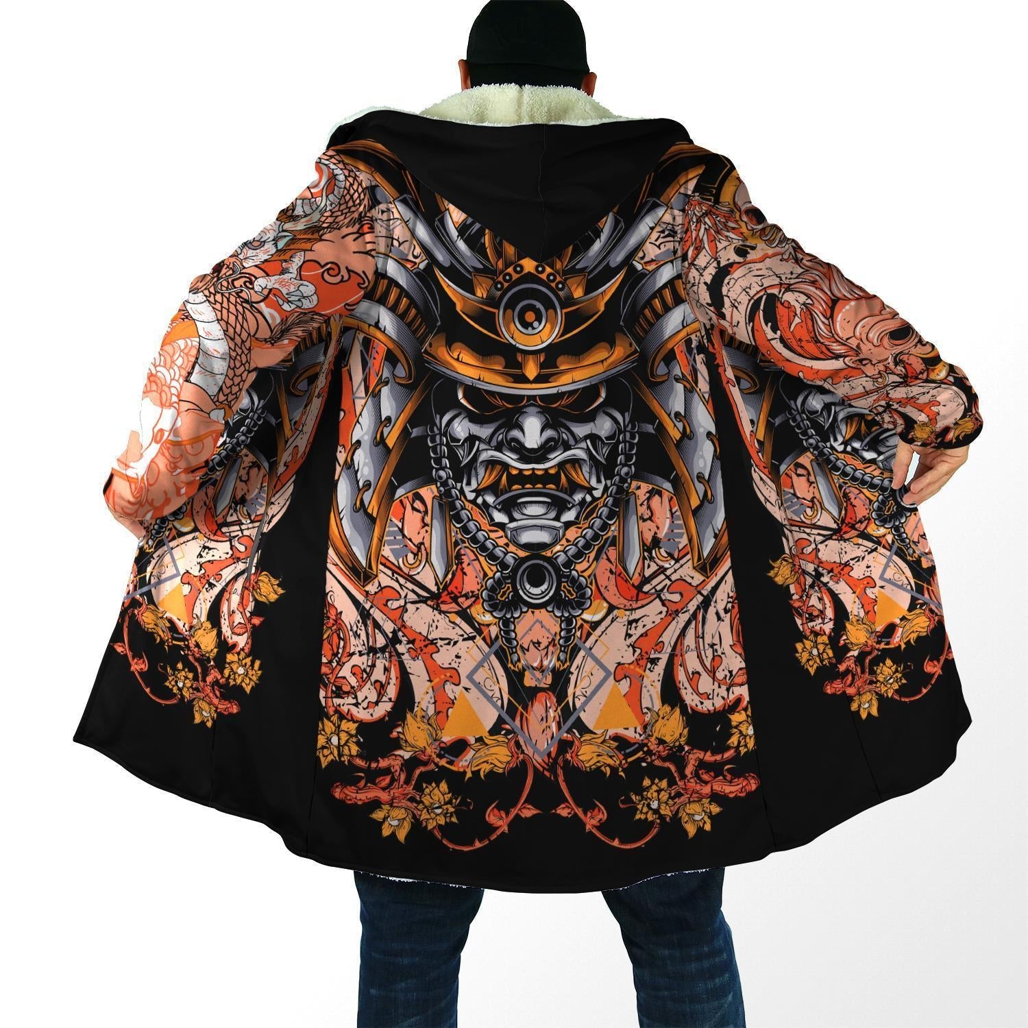 Tengu Demon Japanese demon Cloak Hoodie Coats & Jackets Tengu V1 / S Infinit Store Infinit Store Infinit Sneakers
