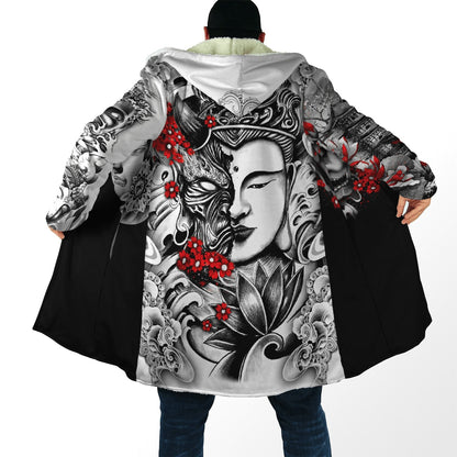 Tengu Demon Japanese demon Cloak Hoodie Coats & Jackets Budishm / S Infinit Store Infinit Store Infinit Sneakers